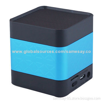 Portable Bluetooth Stereo Speaker with SD Slot, FM Radio for Cellphones